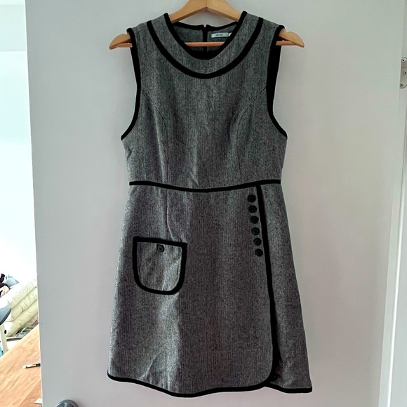 UO Kimchi Blue grey retro mini dress - Picture 1 of 6